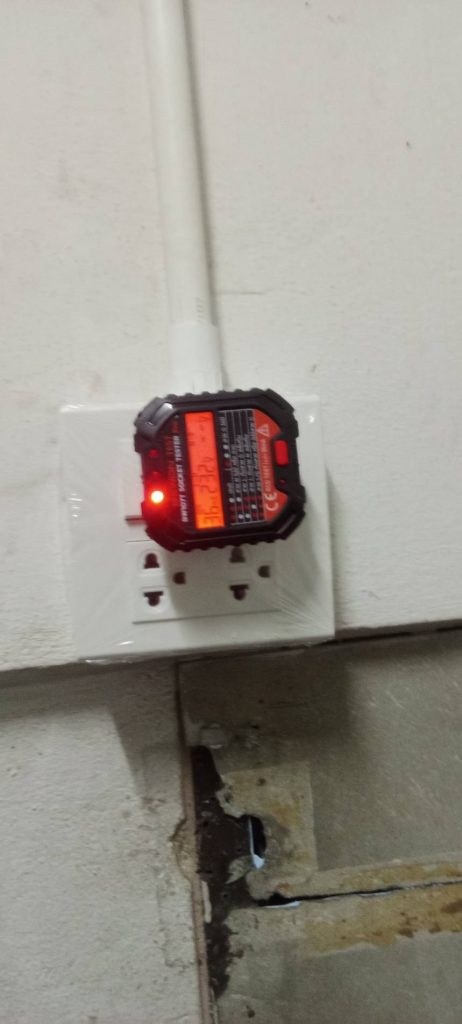 เช็กปลั๊กหลังการติดตั้ง