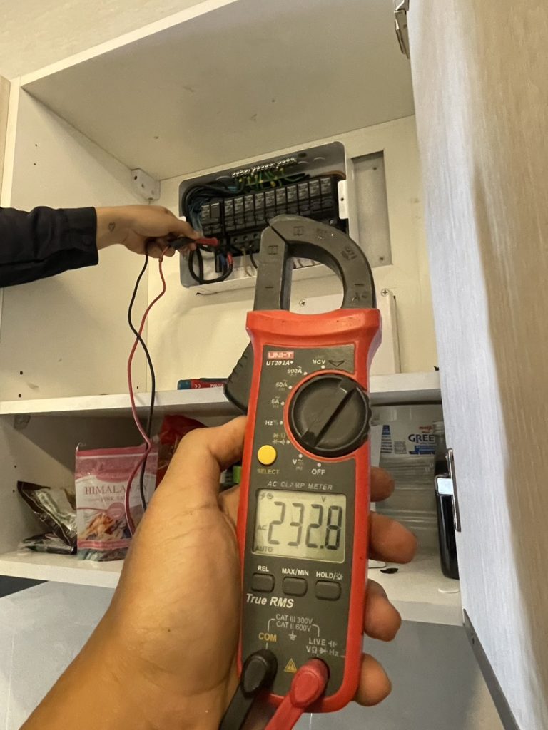 ตรวจเช็กหลังการติดตั้ง