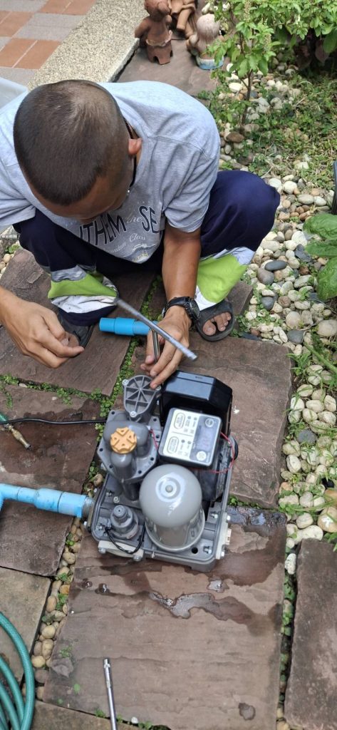 ตรวจเช็กปั๊มน้ำ