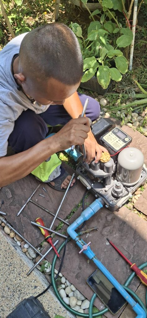 ตรวจเช็กปั๊มน้ำ