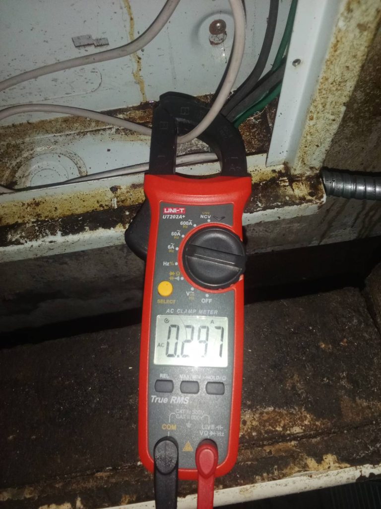 วัดไฟตู้โหลด