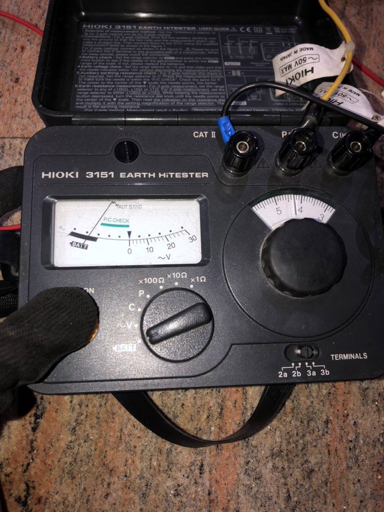 วัดค่าความต้านทานดิน