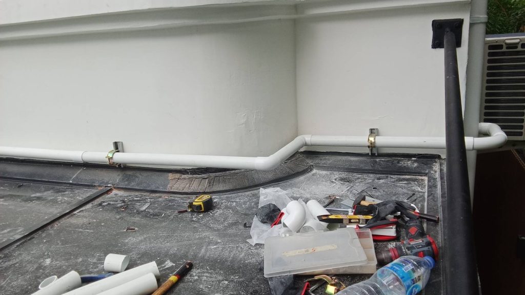 ติดตั้งท่อสายไฟ