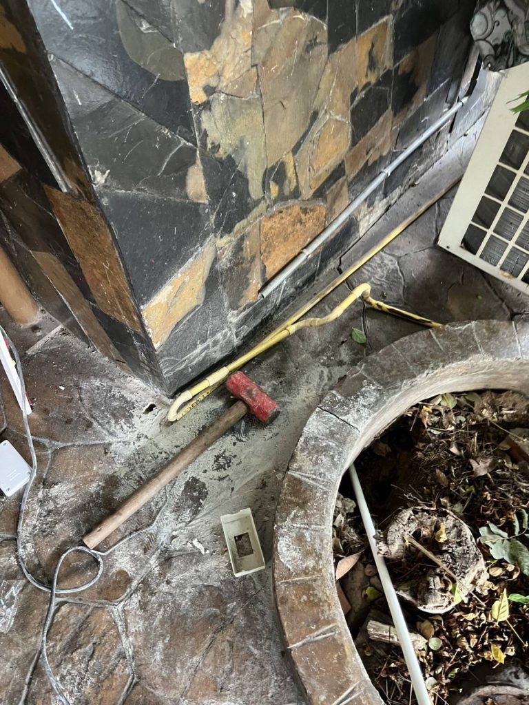 เตรียมตอกแท่งกราวด์