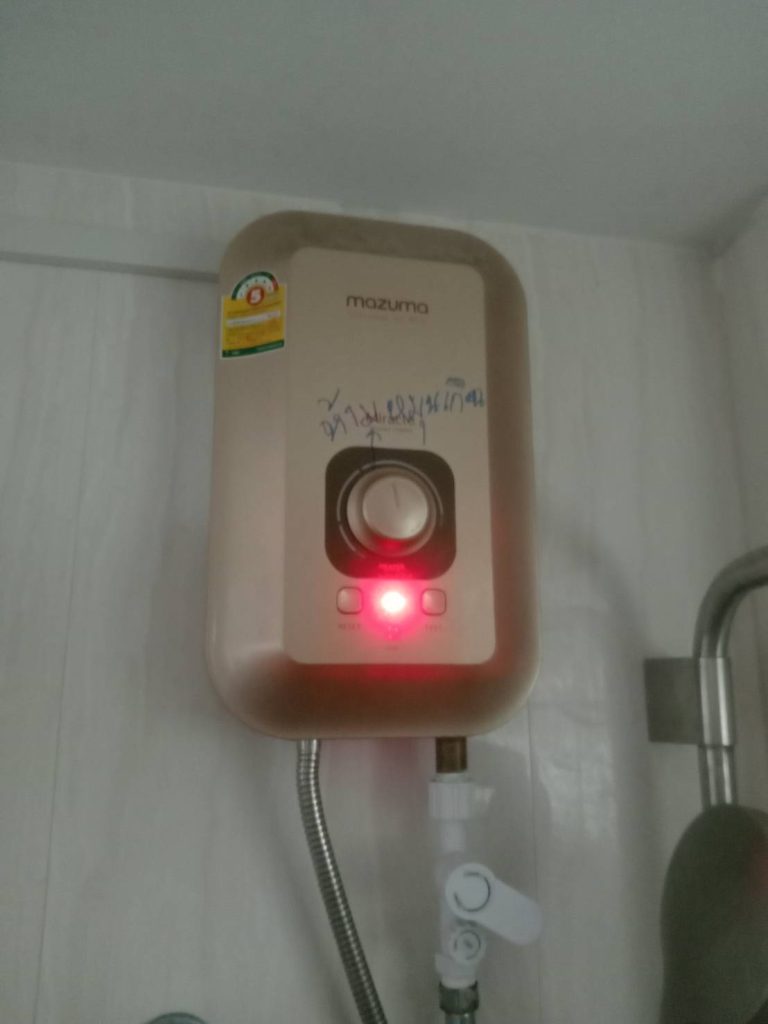 ติดตั้งสายกราวน์เครื่องทำน้ำอุ่น