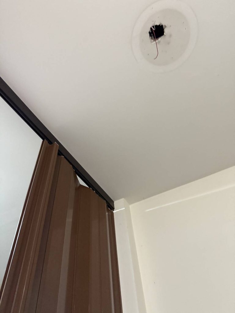 จุดติดตั้งโคมดาวน์ไลท์