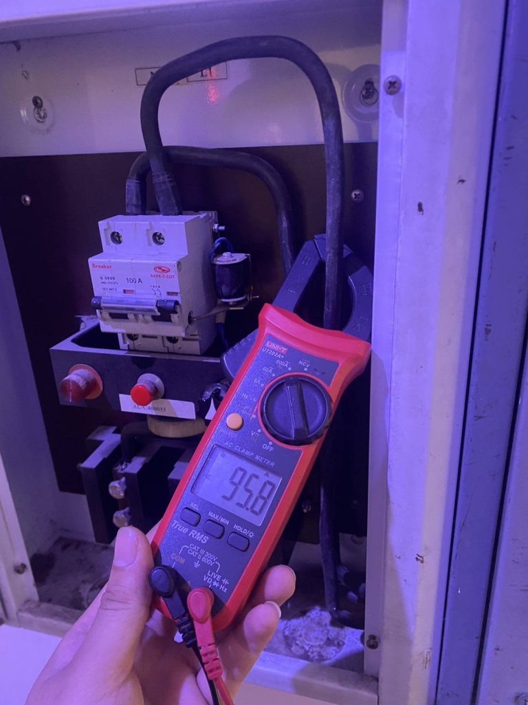 วัดไฟเมนเบรกเกอร์