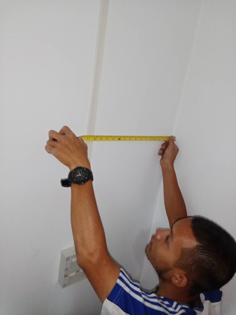 วัดระยะเดินรางสายไฟ