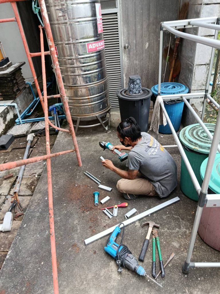 เตรียมเดินท่อร้อยสาย