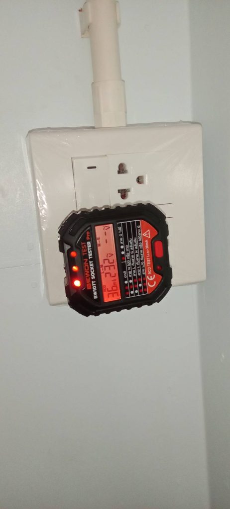 เช็กปลั๊กหลังติดตั้ง