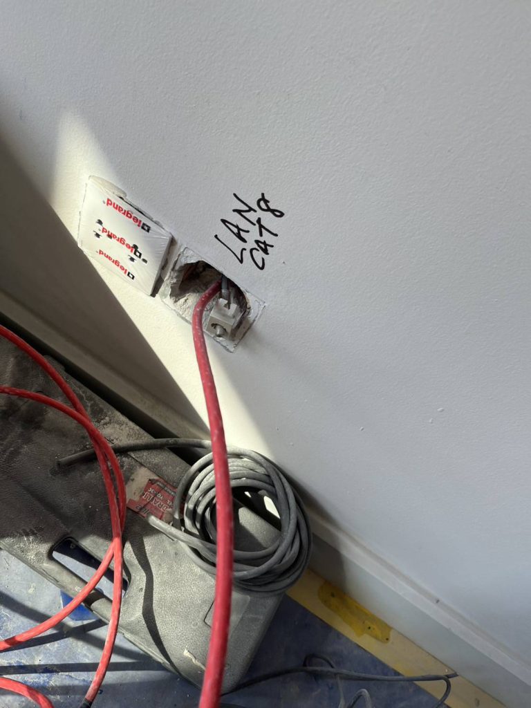 จุดติดตั้งระบบLAN