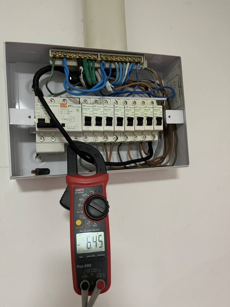 วัดไฟตู้คอนซูมเมอร์