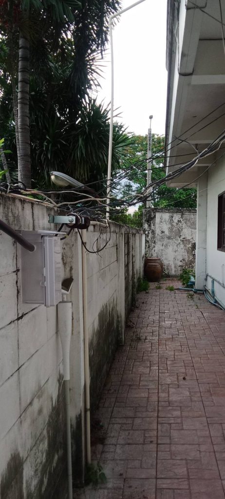 สายไฟเข้าบ้านที่ควรได้รับการแก้ไข