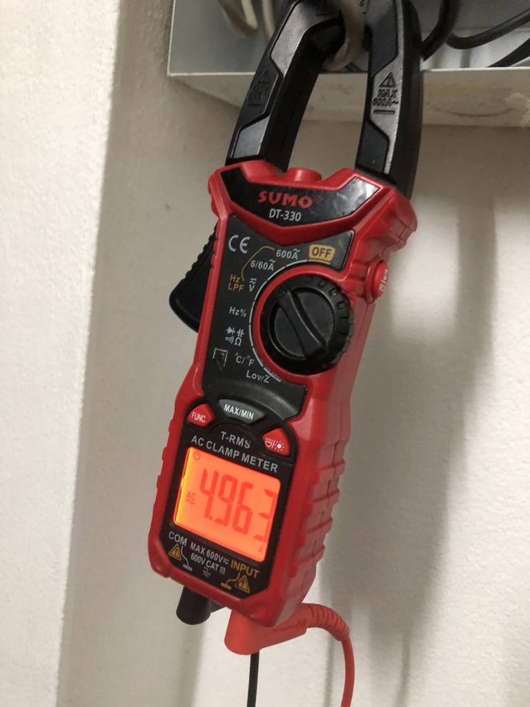 วัดไฟตู้คอนซูมเมอร์