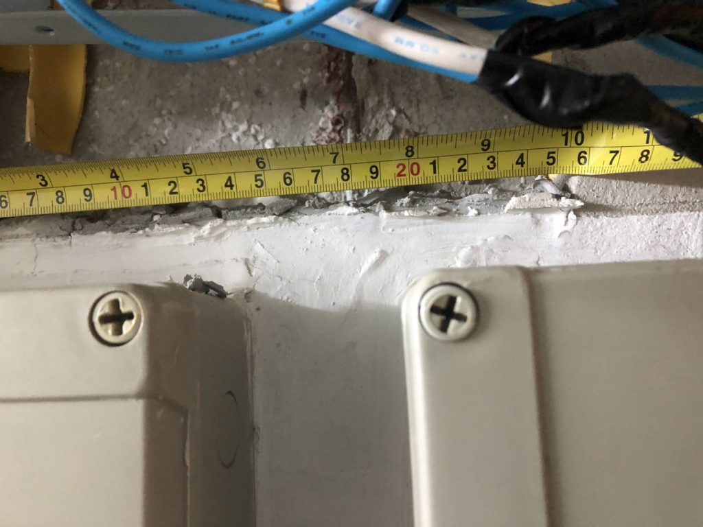 วัดระยะเตรียมติดตั้ง