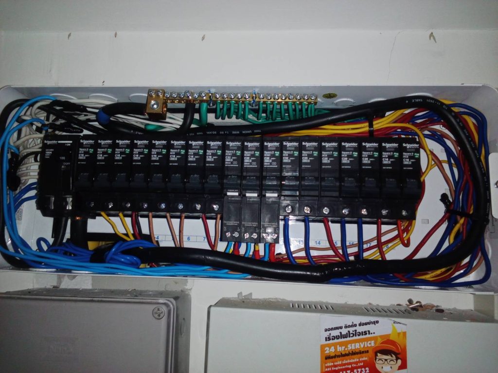 ติดตั้งตู้คอนซูมเมอร์ยูนิต