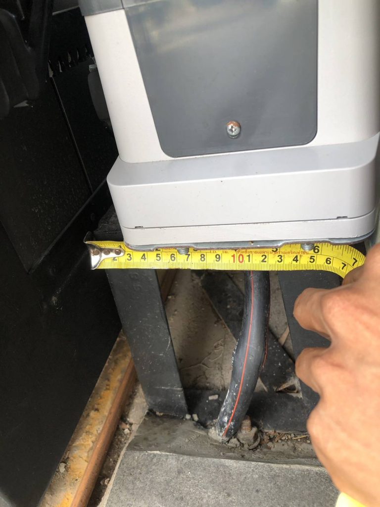 วัดระยะมอเตอร์ประตูรีโมท