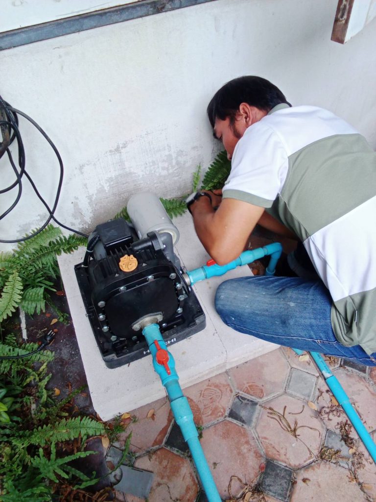 ตรวจเช็กปั๊มน้ำ