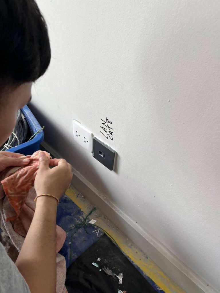 ติดตั้งสายlan