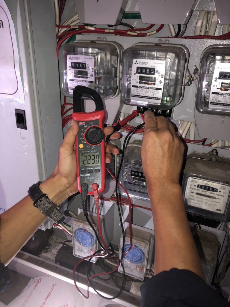 วัดไฟมิเตอร์ไฟฟ้า