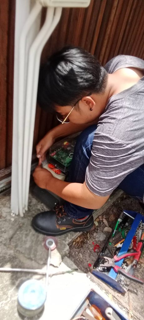 ติดตั้งมอเตอร์ประตูรีโมท