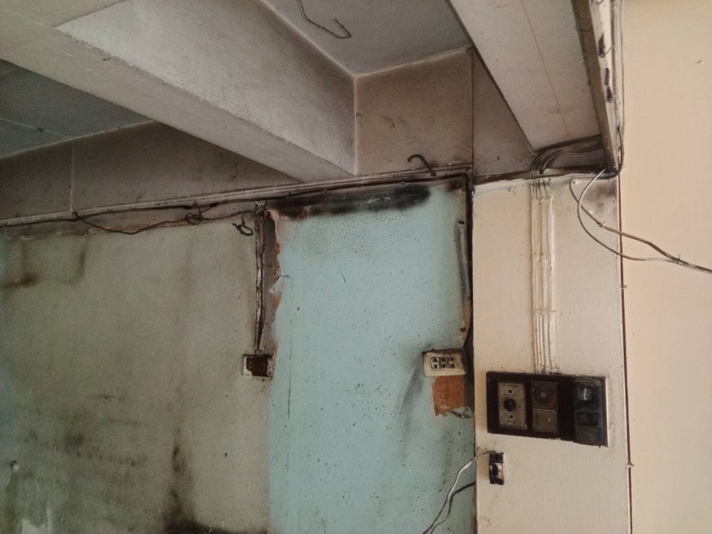 ระบบไฟทีมีรอยไหม้