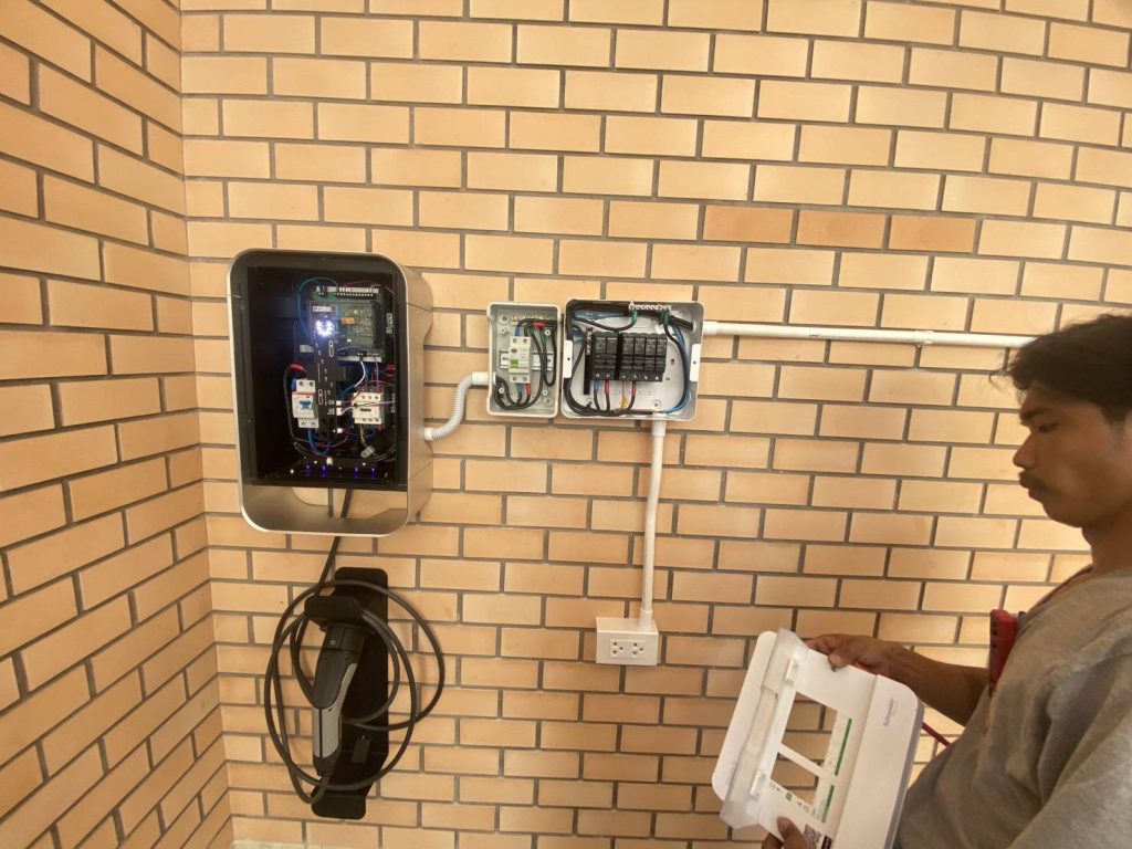 งานติดตั้ง EV Charger