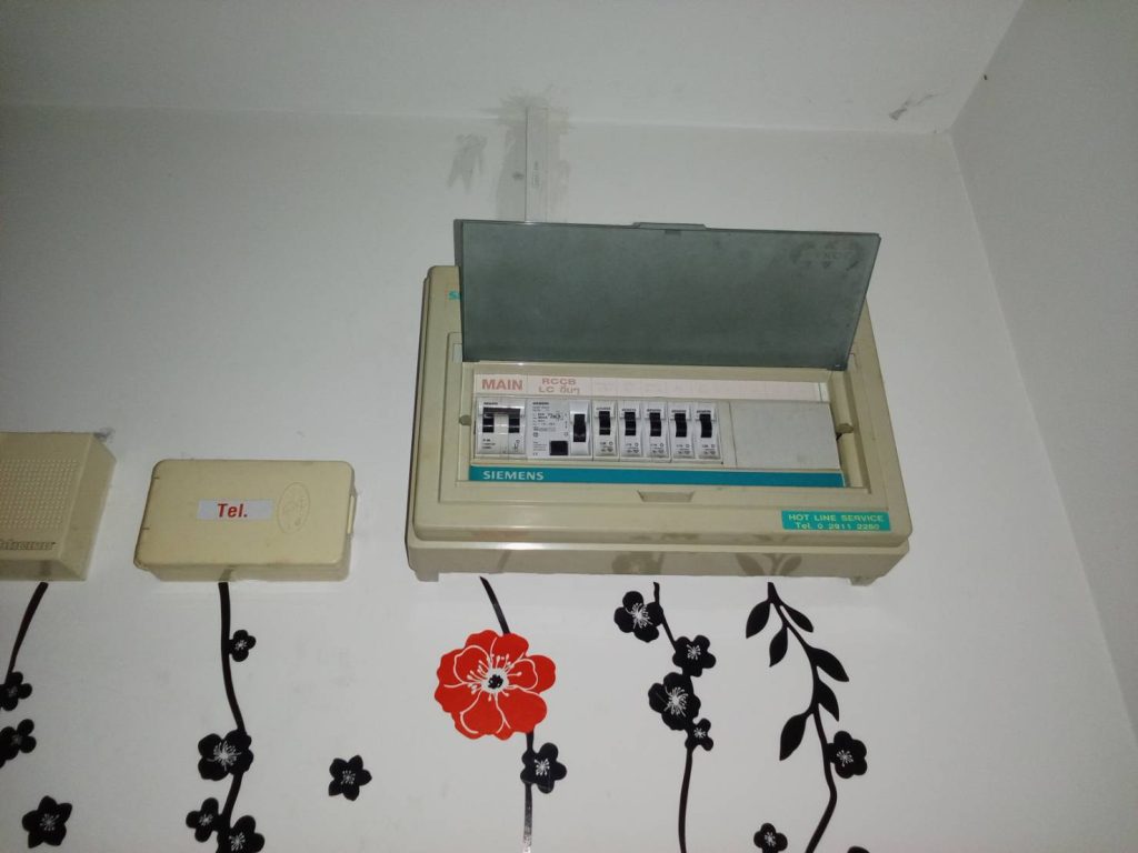electrical breaker panel